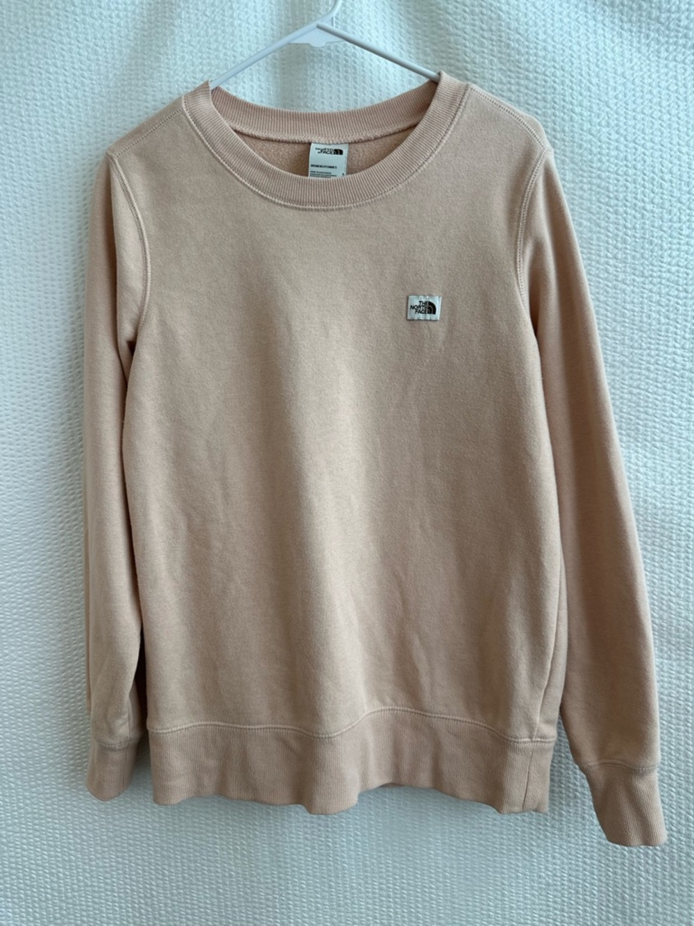 The North Face Women's Peach Crewneck Sweatshirt Size: Small Petite